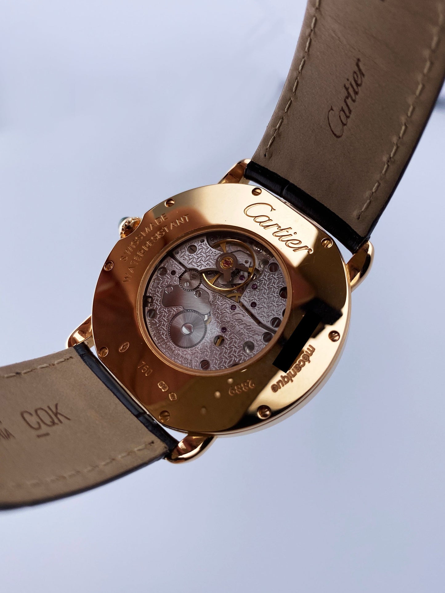 Cartier Ronde Louis W6800251 18K Rose Gold Watch - Virtual