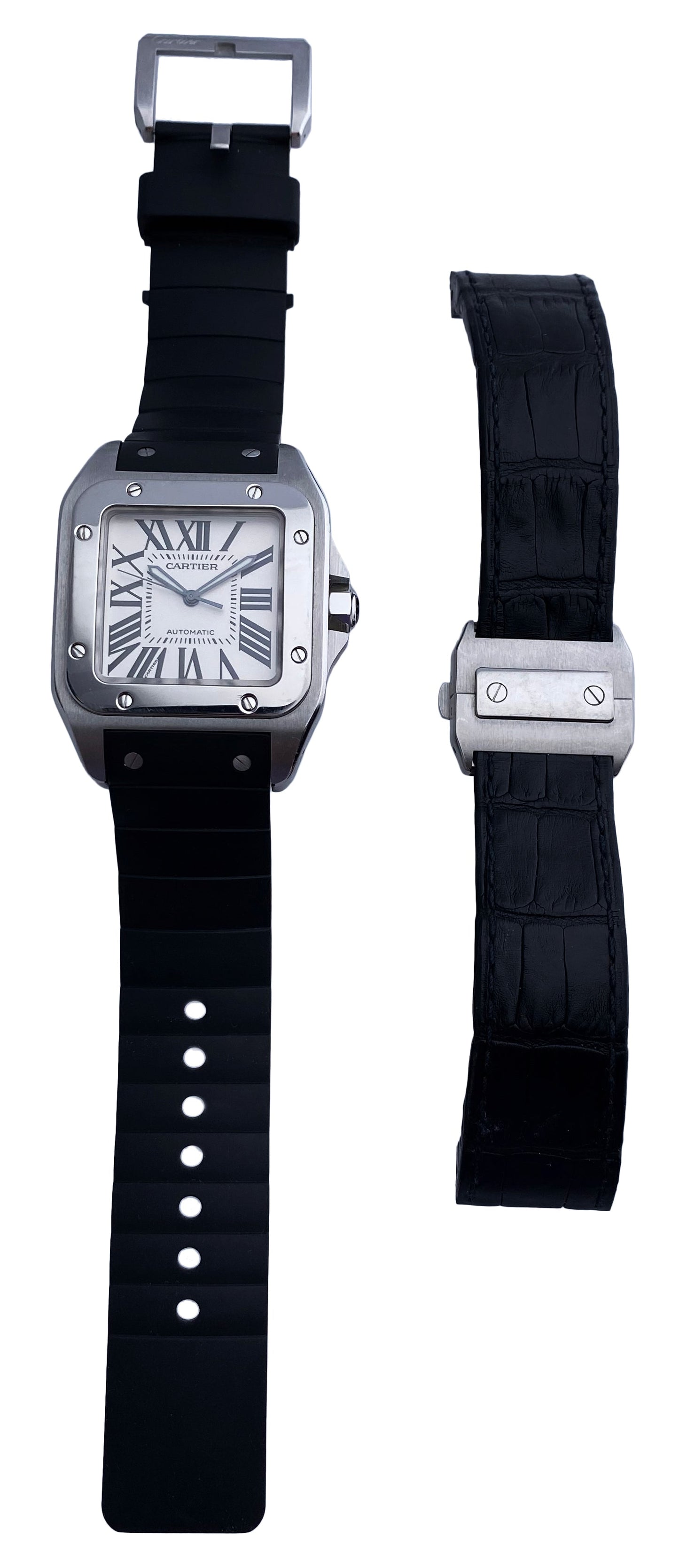 Cartier Santos-100 W20073X8 Mens Watch Box & Papers