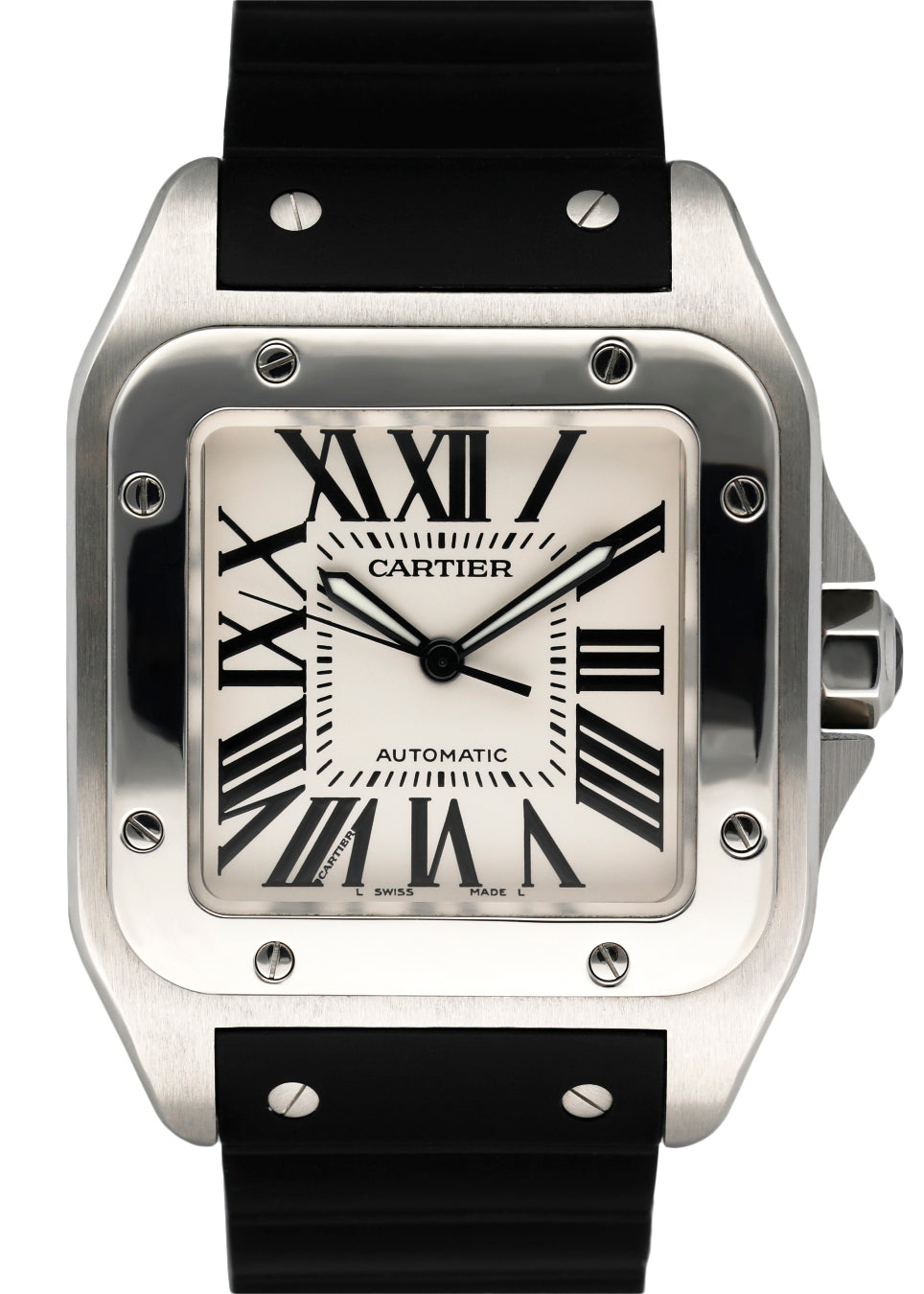 Cartier Santos-100 W20073X8 Mens Watch Box & Papers