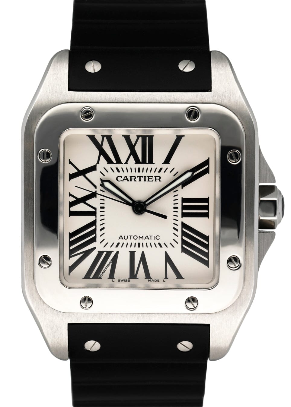 Cartier Santos-100 W20073X8 Mens Watch Box & Papers