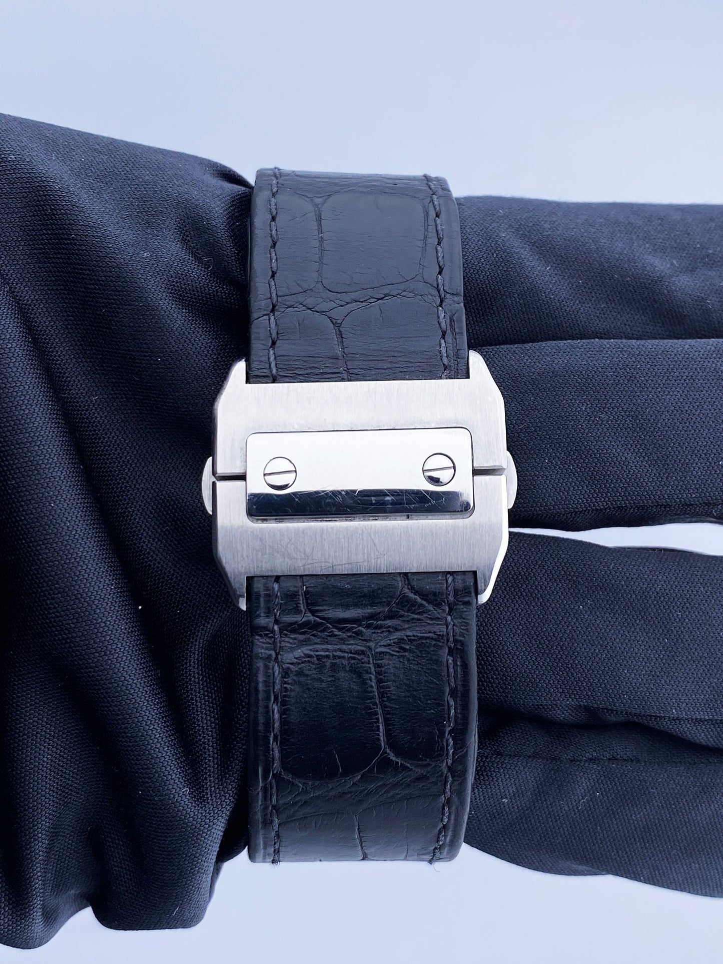 Cartier Santos-100 W20073X8 / 2656 Mens Watch - Wristwatch