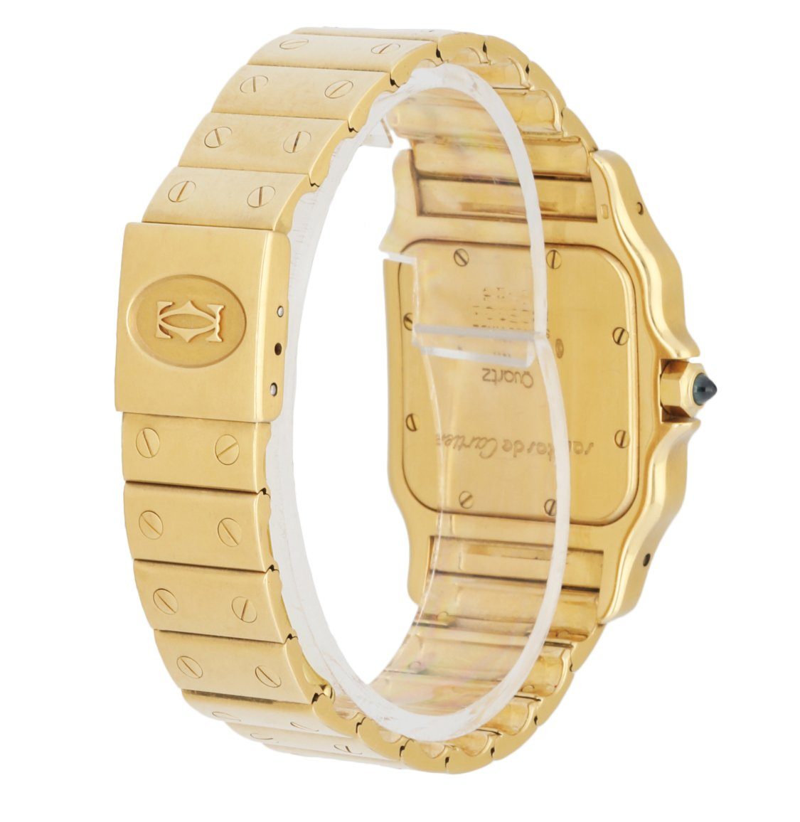 Cartier Santos Galbee 887901 18K Yellow gold Ladies Watch