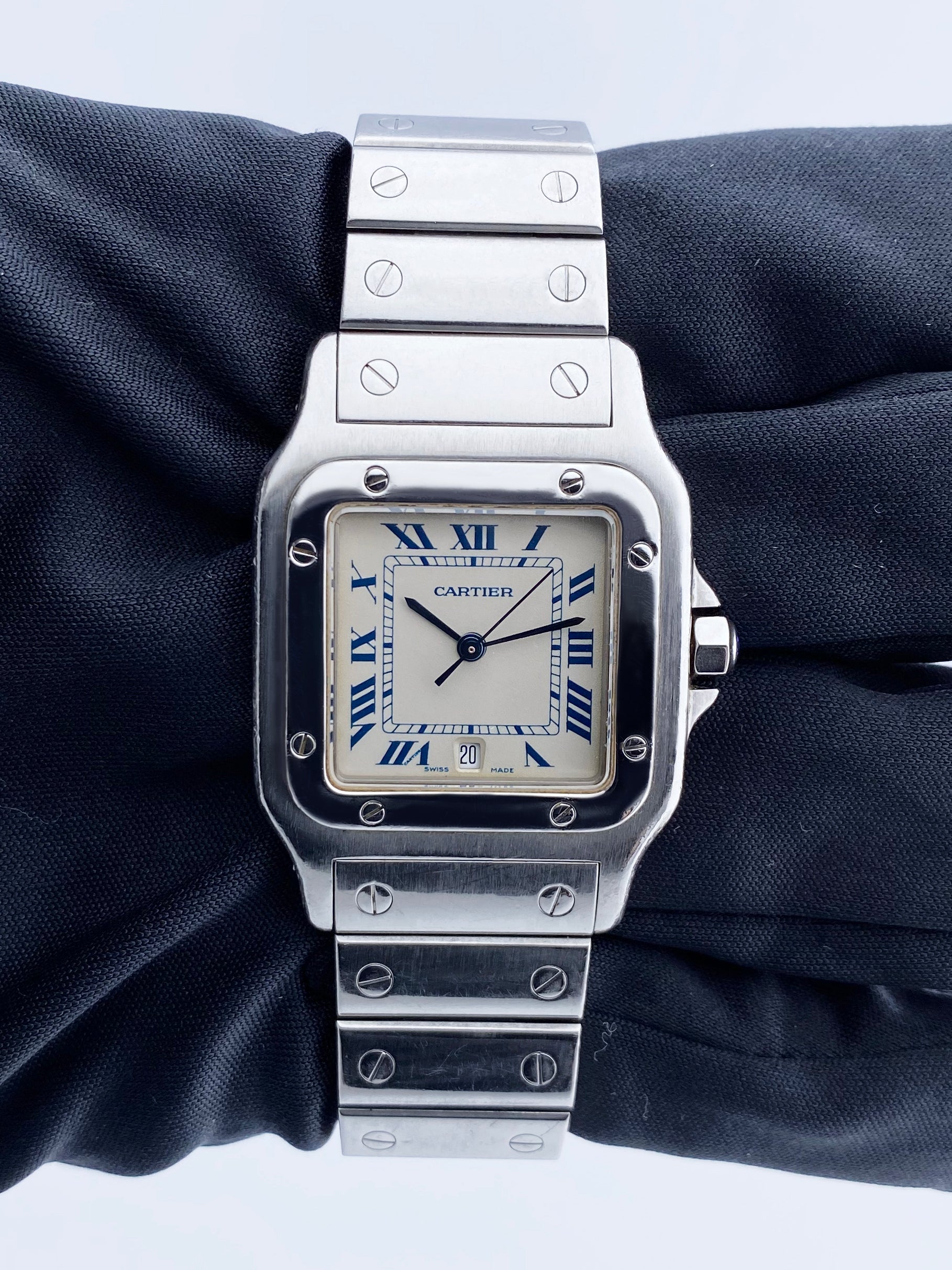 Cartier Santos Galbee 987901 Stainless Steel Mens Watch