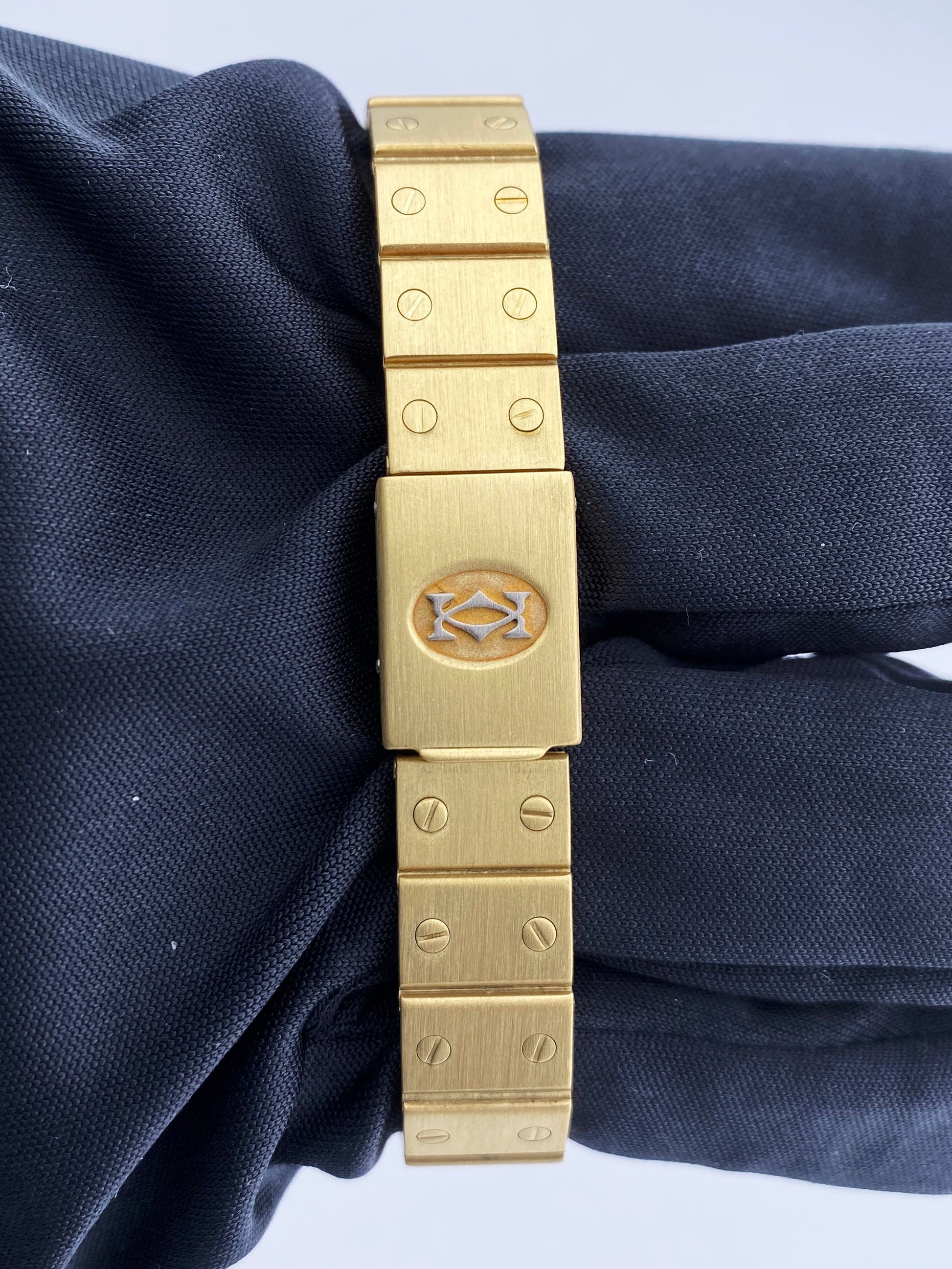 Cartier Santos Octagon 18k Yellow Gold Ladies Watch