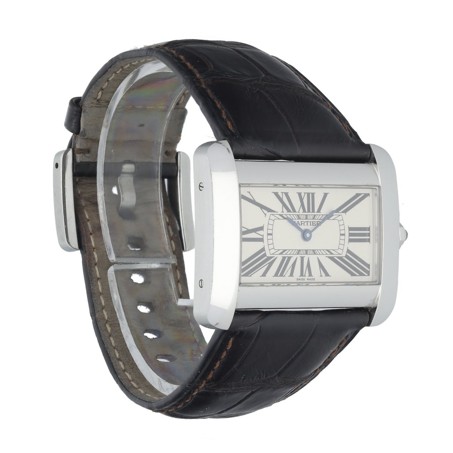Cartier Tank Divan 2600 stainless steel Ladies Watch