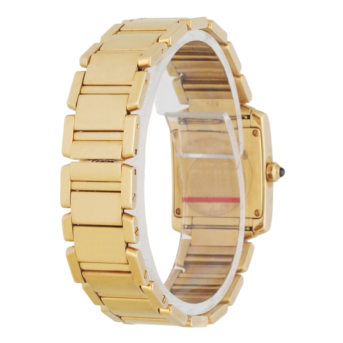 Cartier Tank Francaise 1820 18K Yellow Gold Ladies Watch