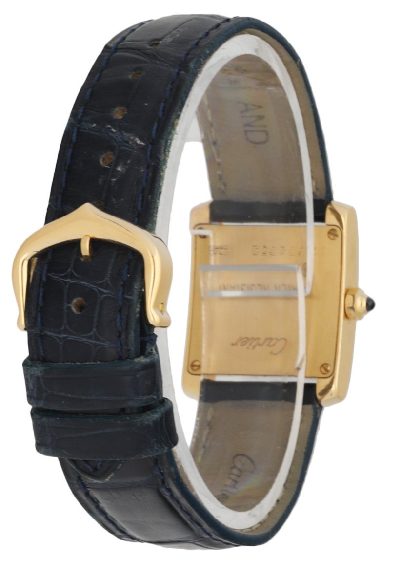 Cartier Tank Francaise 2385 18k Yellow Gold Ladies Watch - Wristwatch