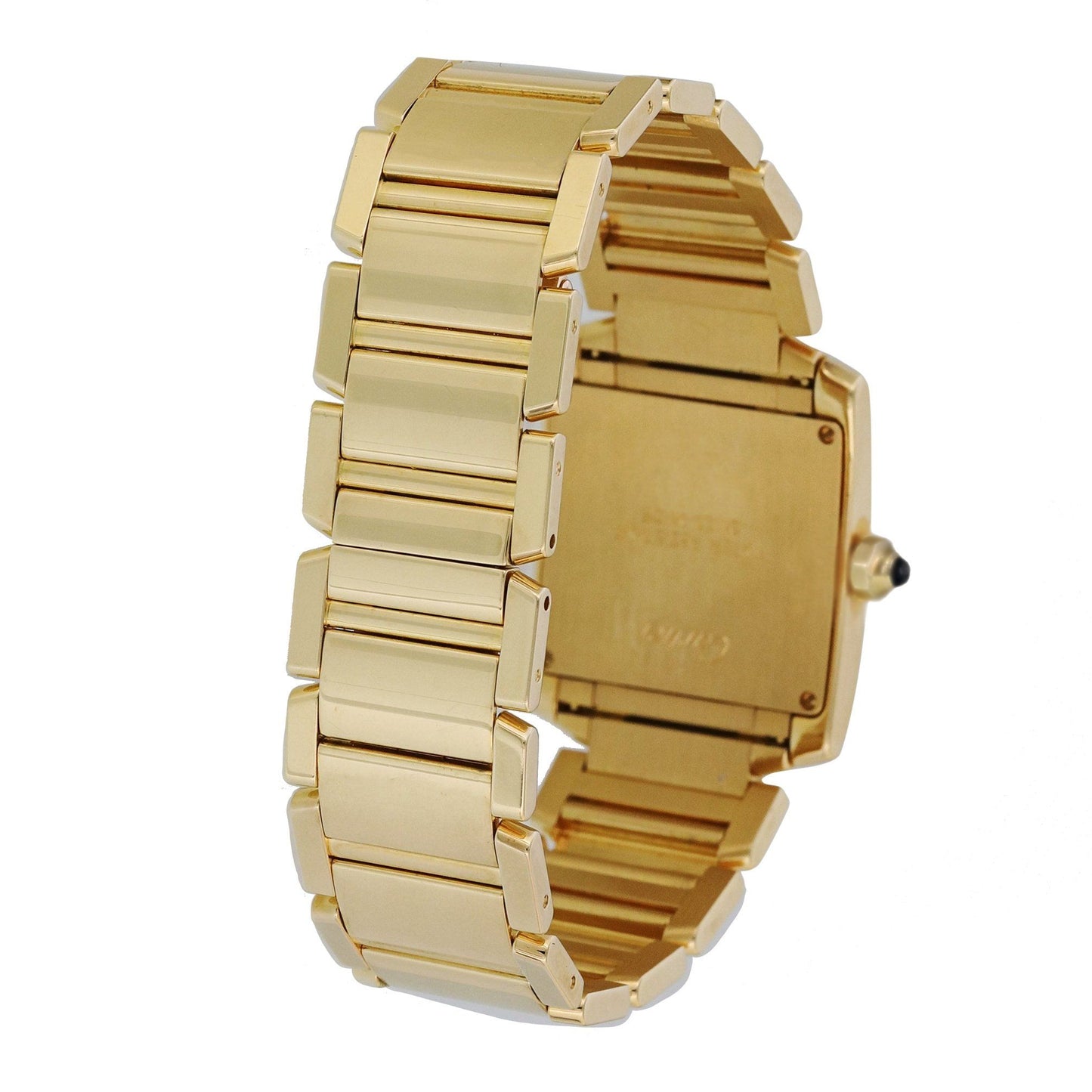 Cartier Tank Franciase 1820 Yellow Gold Laides Watch