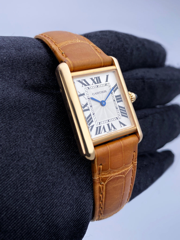 WJTA0010 Cartier Tank Louis Cartier Rose Gold