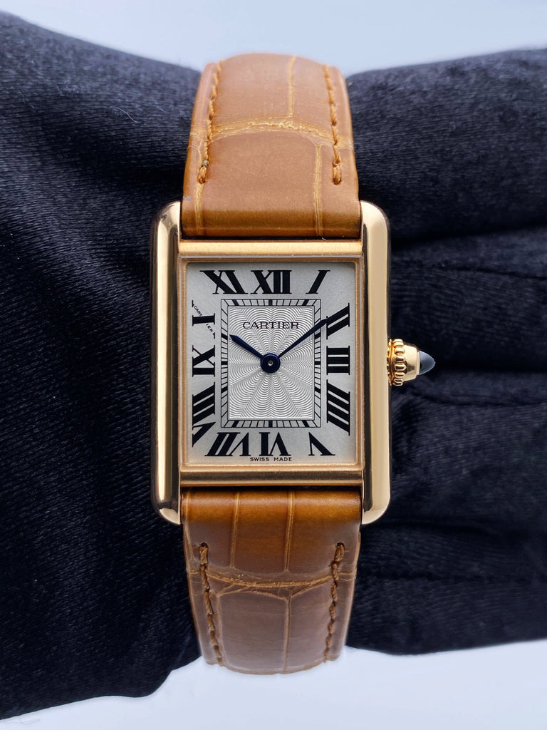 Cartier Tank Louis Small WGTA0010 18K Rose Gold Ladies Watch