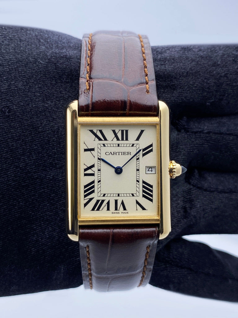 Used Cartier Tank Louis W1529756 Gold
