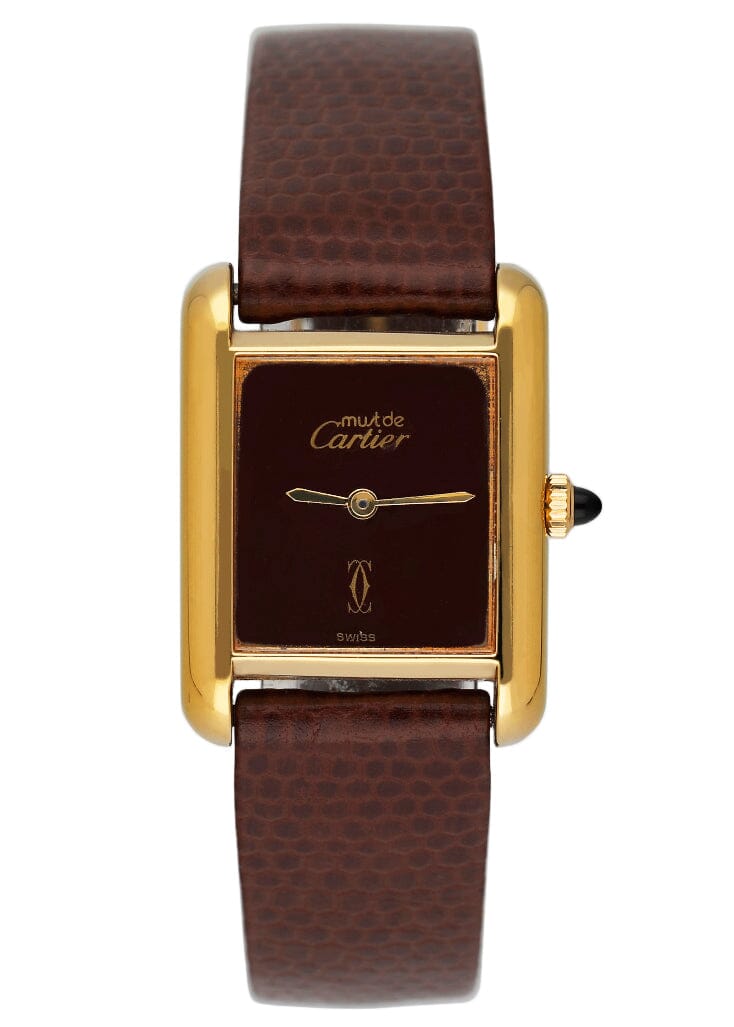 Cartier Tank Must 18K Yellow Gold Ladies Watch – Phigora display picture 3