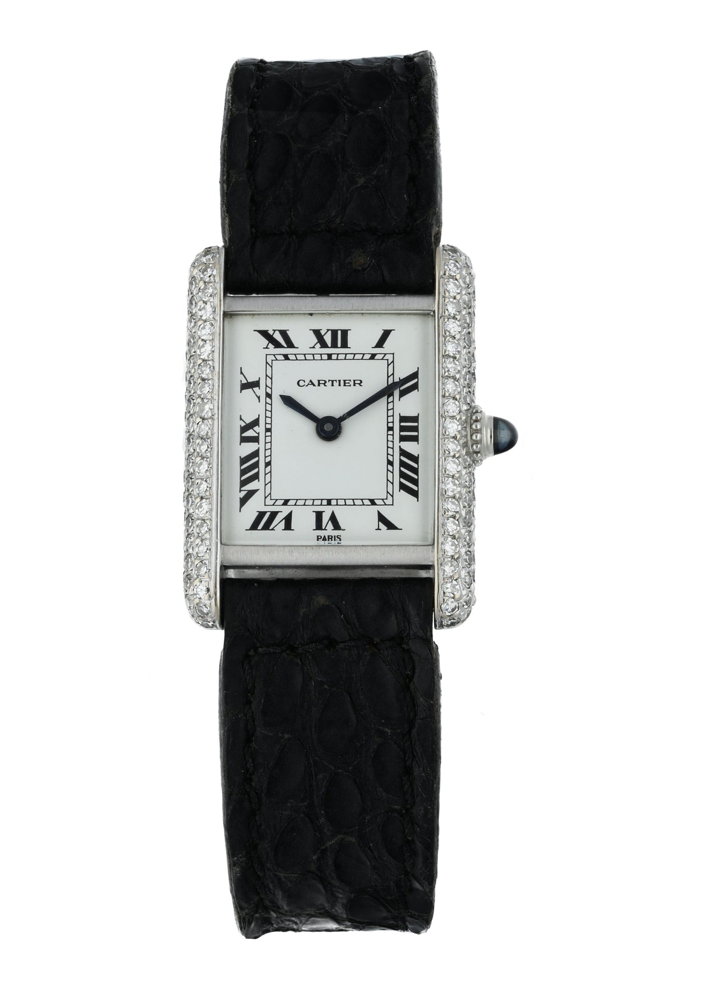 Cartier Tank Paris Diamond Case Ladies Watch - Wristwatch