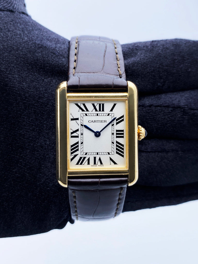 Tank Solo Cartier Watch Collection Yellow Gold Cartier Panthere