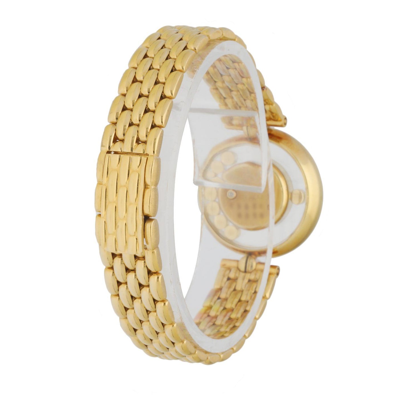 Chopard Happy diamonds 4054 18K Yellow Gold W/Diamond Bezel Box & Papers