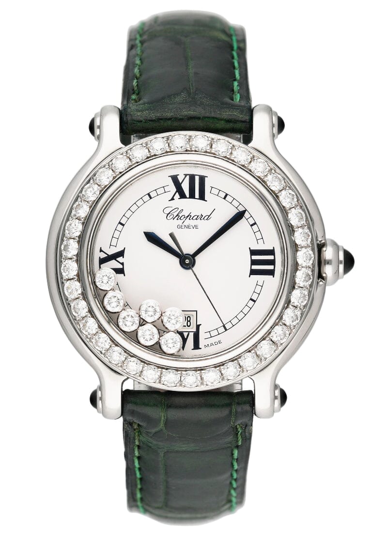 Chopard Happy Sport 27/8236-23 White Dial Ladies Watch Box Papers