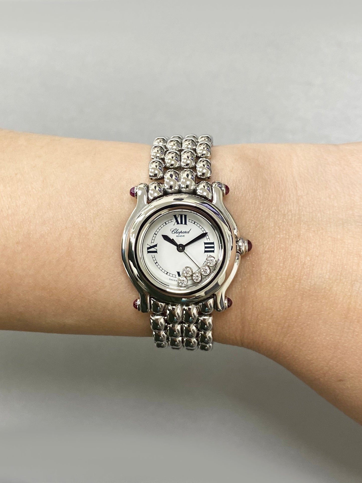 Chopard Happy Sport 27/8245-21 White Dial Ladies Watch