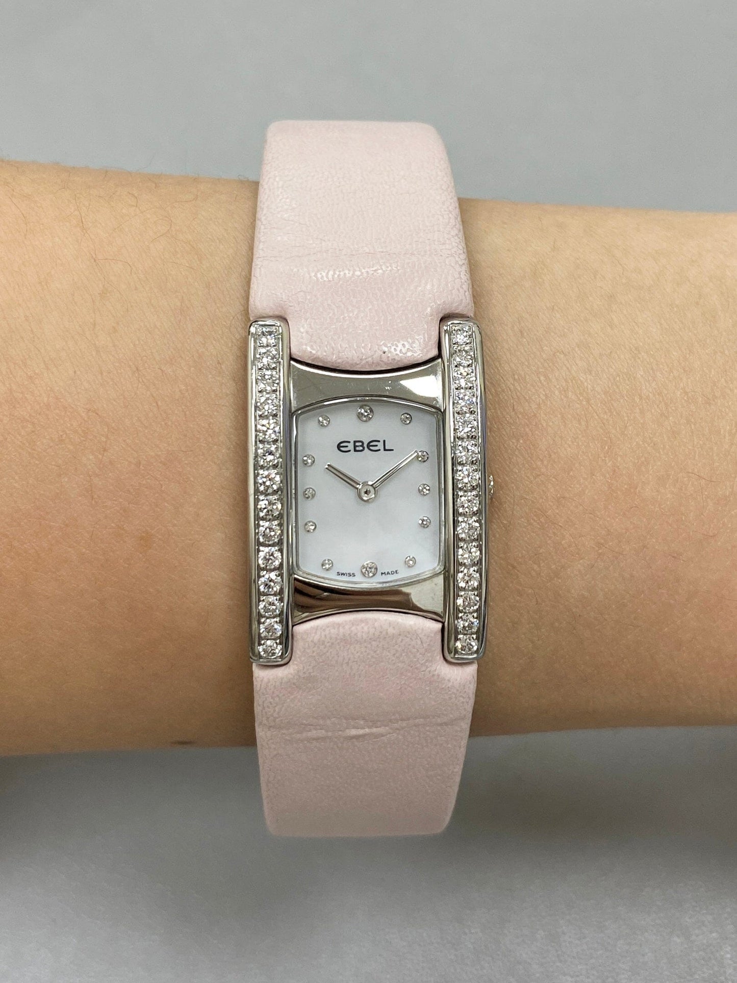 Ebel Beluga E9057A28-10 Diamonds Stainless Steel Ladies Watch