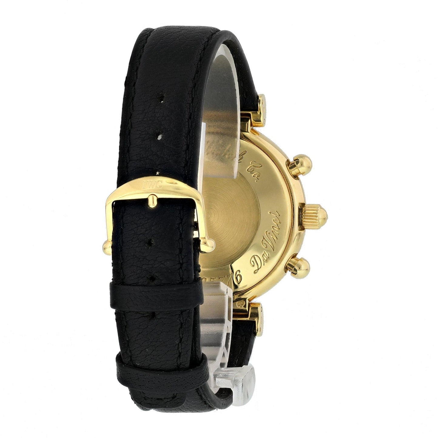 IWC Da Vinci Perpetual French IW3750 Yellow Gold Chronograph Watch - Wristwatch