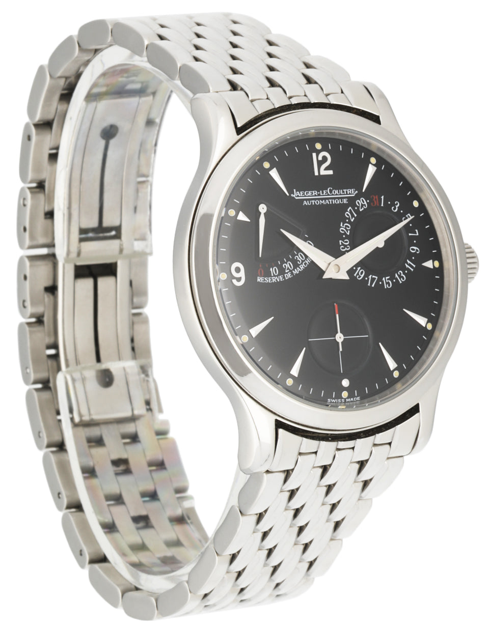 Jaeger LeCoultre Master Reserve De Marche Mens Watch Box&Papers