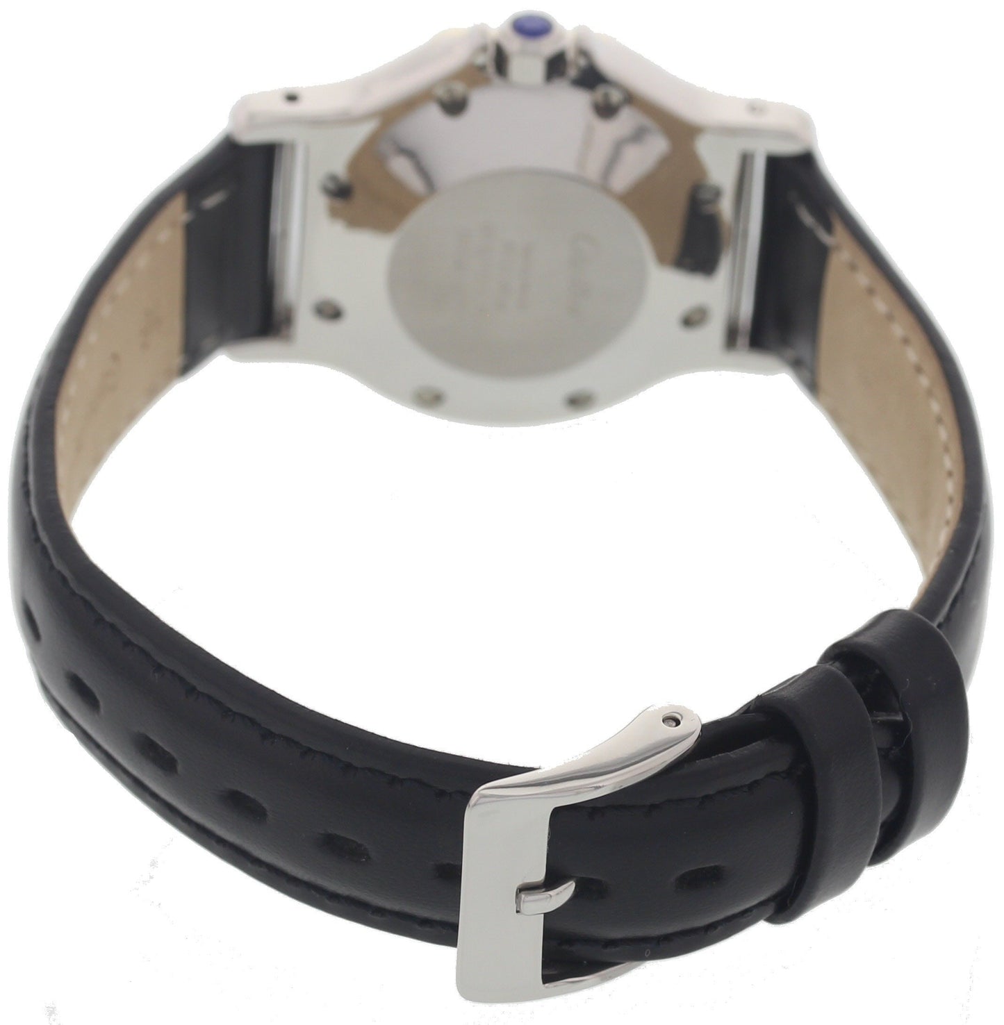 Ladies 18k Yellow Gold & SS Cartier Santos Octagon Automatic