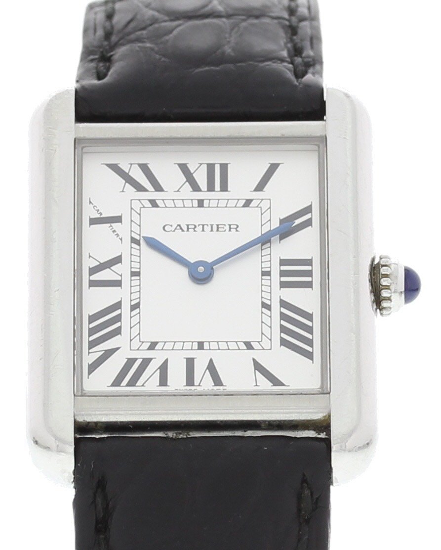 Ladies Cartier Tank Solo Stainless Steel 2716 - Wristwatch
