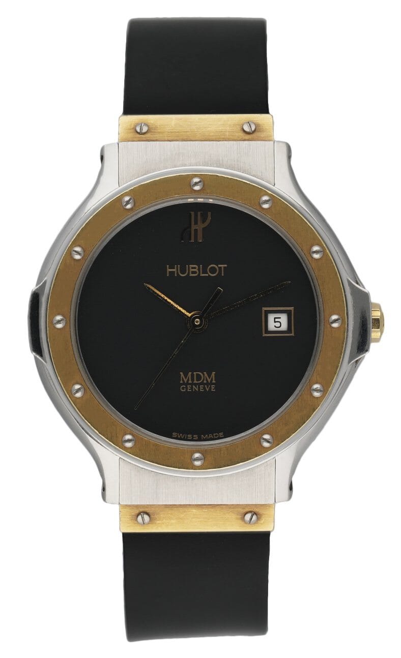Ladies Hublot 1391.2 MDM 18K Yellow Gold & Stainless Steel Ladies Watch