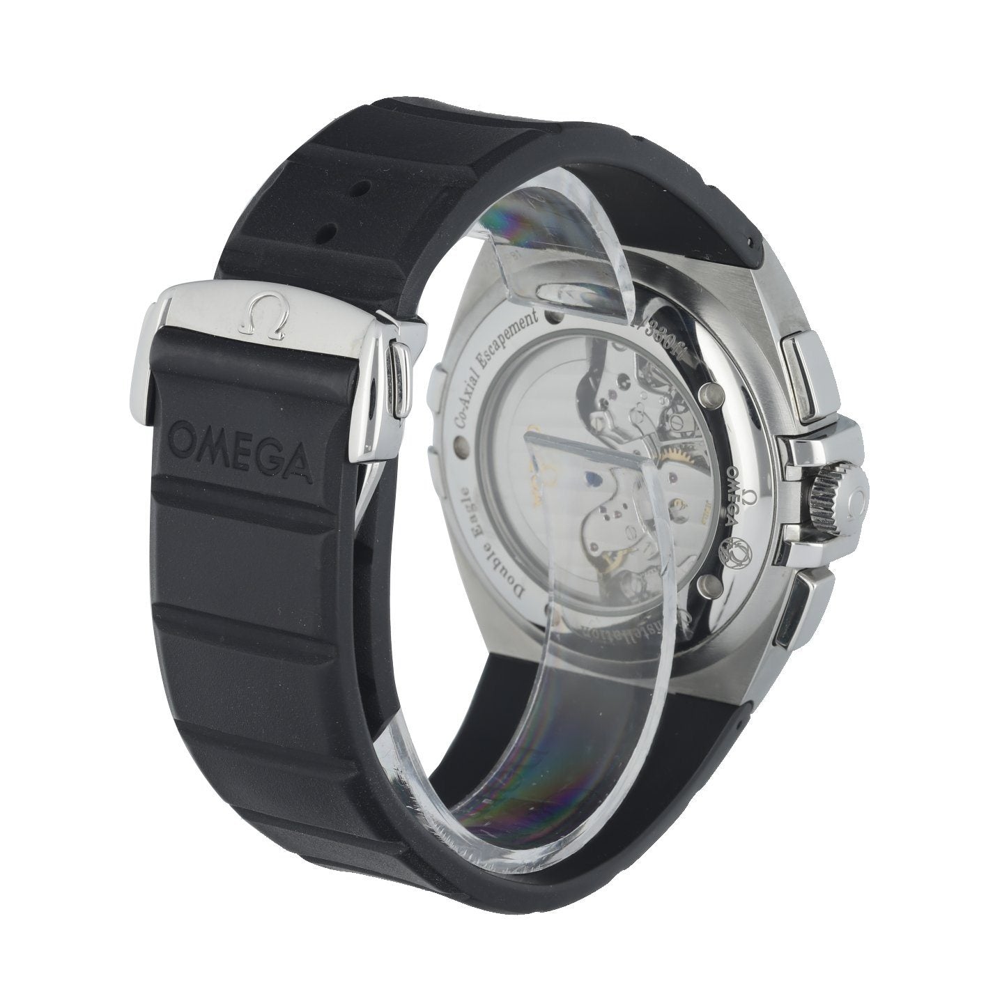 Omega 1819.51.91 Constellation DOUBLE EAGLE CO‑AXIAL CHRONOGRAPH Men's Watch Box & Papers