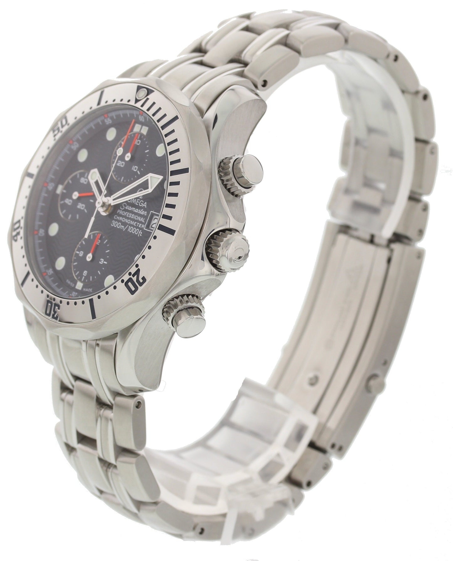 Omega Seamaster 2598.80.00 Chronograph Diver Stainless Steel Men's Watch