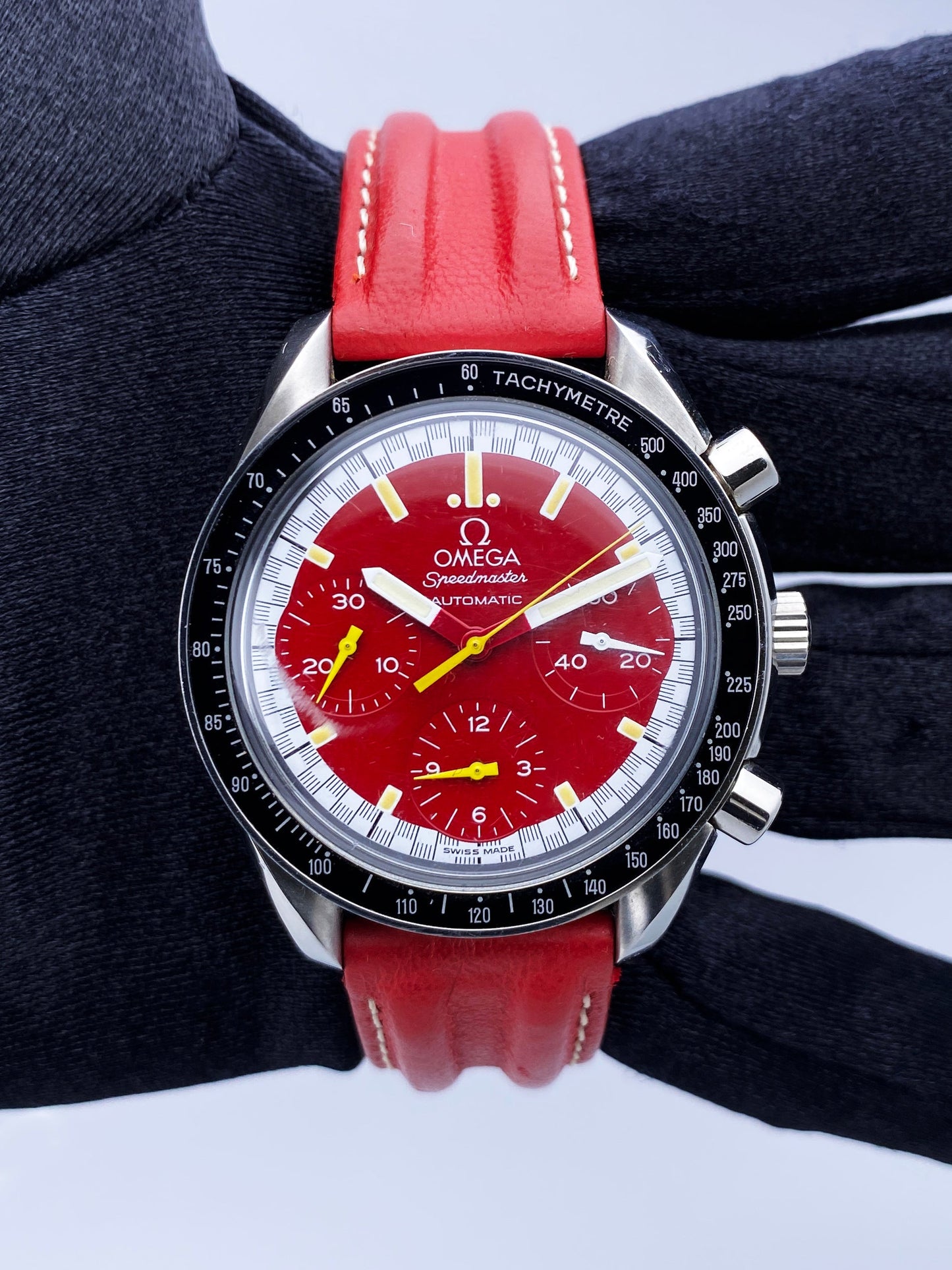 Omega Speedmaster Michael Schumacher 3810.61.41 Mens Watch Box Papers