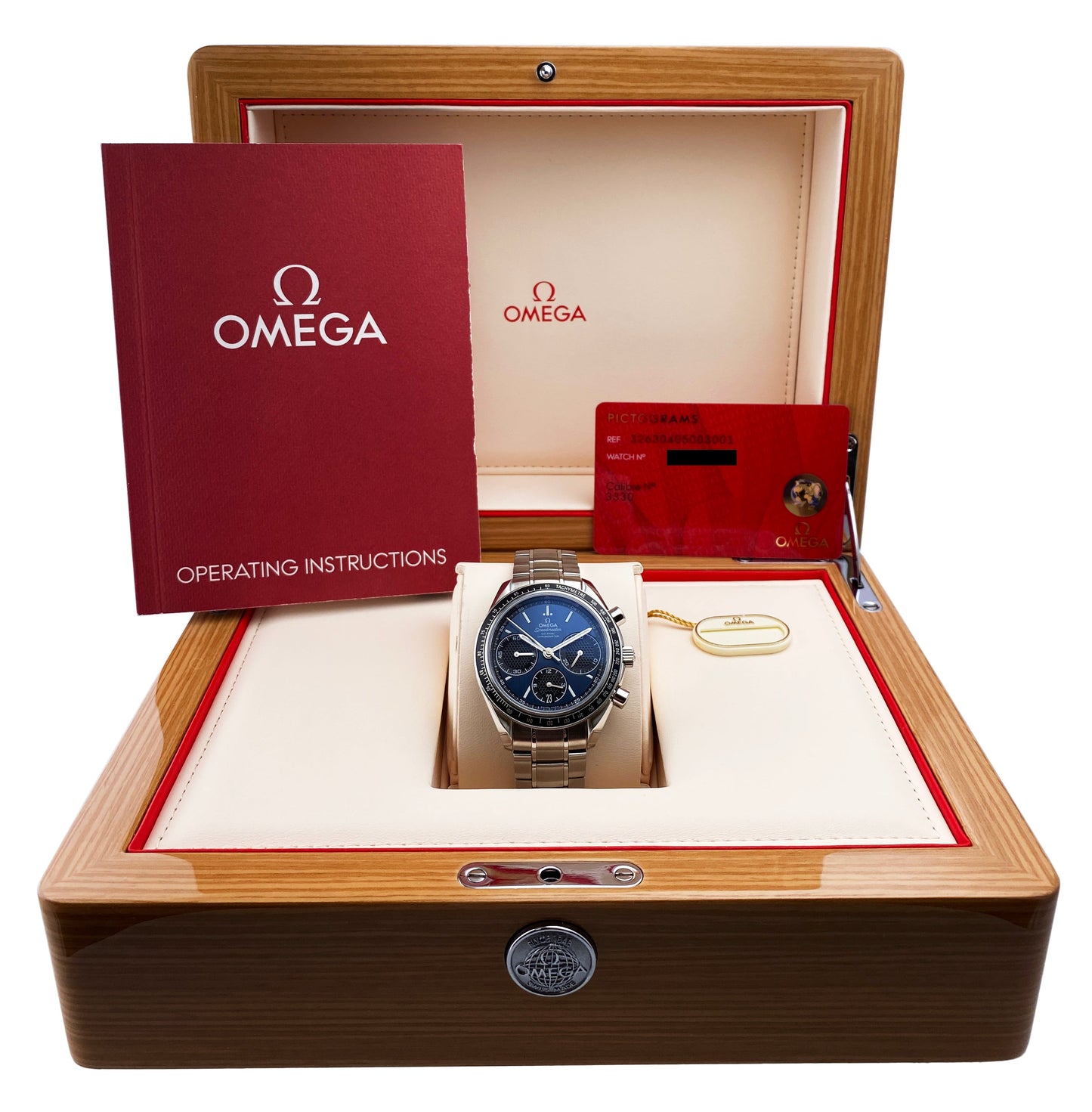 Omega Speedmaster Racing 326.30.40.50.03.001 Mens Watch Full Set