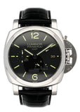 Panerai Luminor 1950 PAM00537 GMT Mens Watch With Box & Papers
