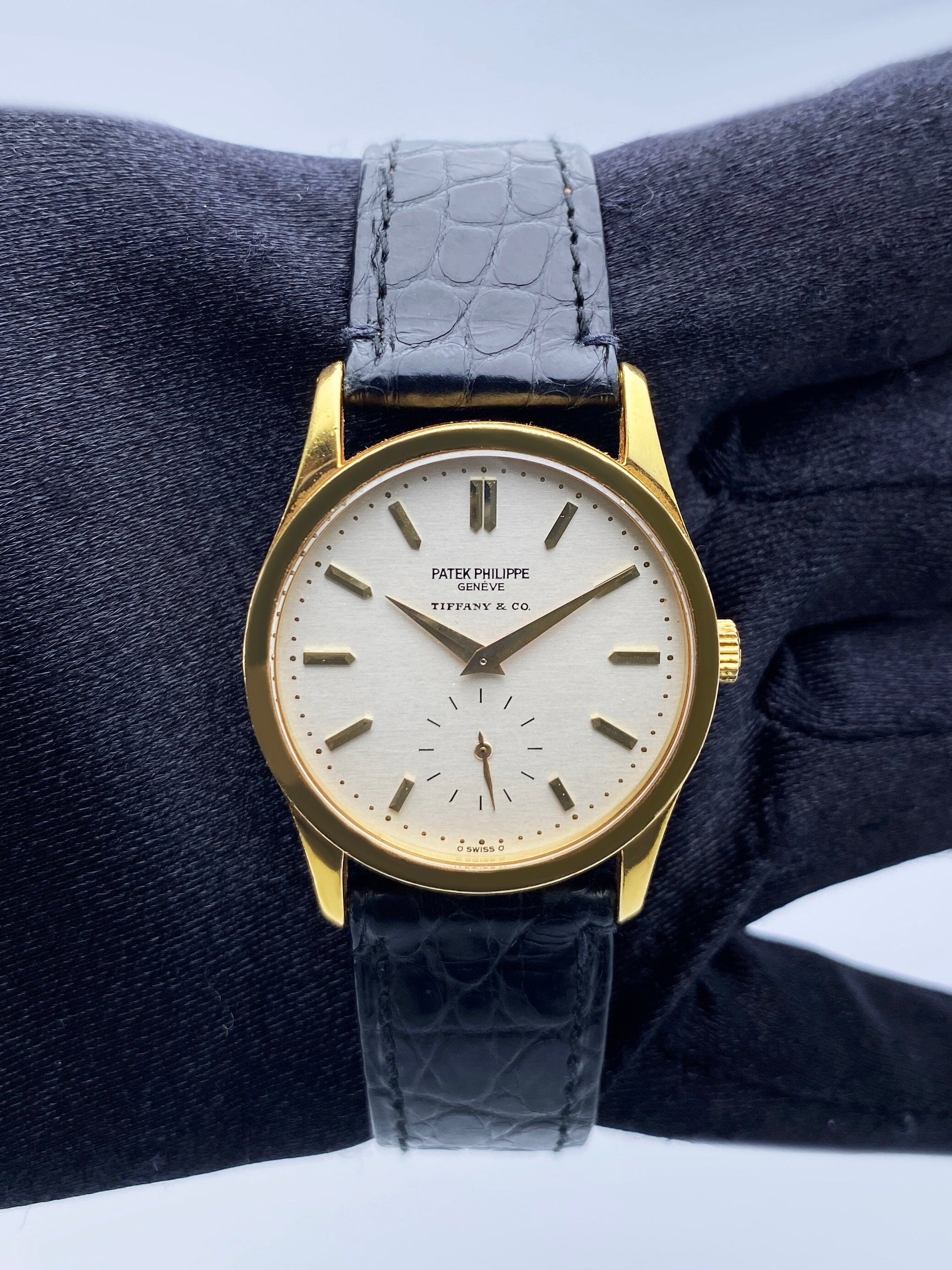 Patek Philippe Calatrava 3796 Tiffany & Co. Dial 18K Yellow Gold Watch
