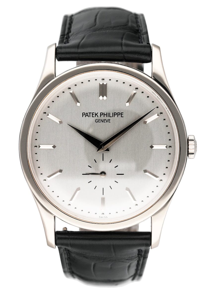Patek Philippe Calatrava 5196G 18K White Gold Mens Watch – Phigora