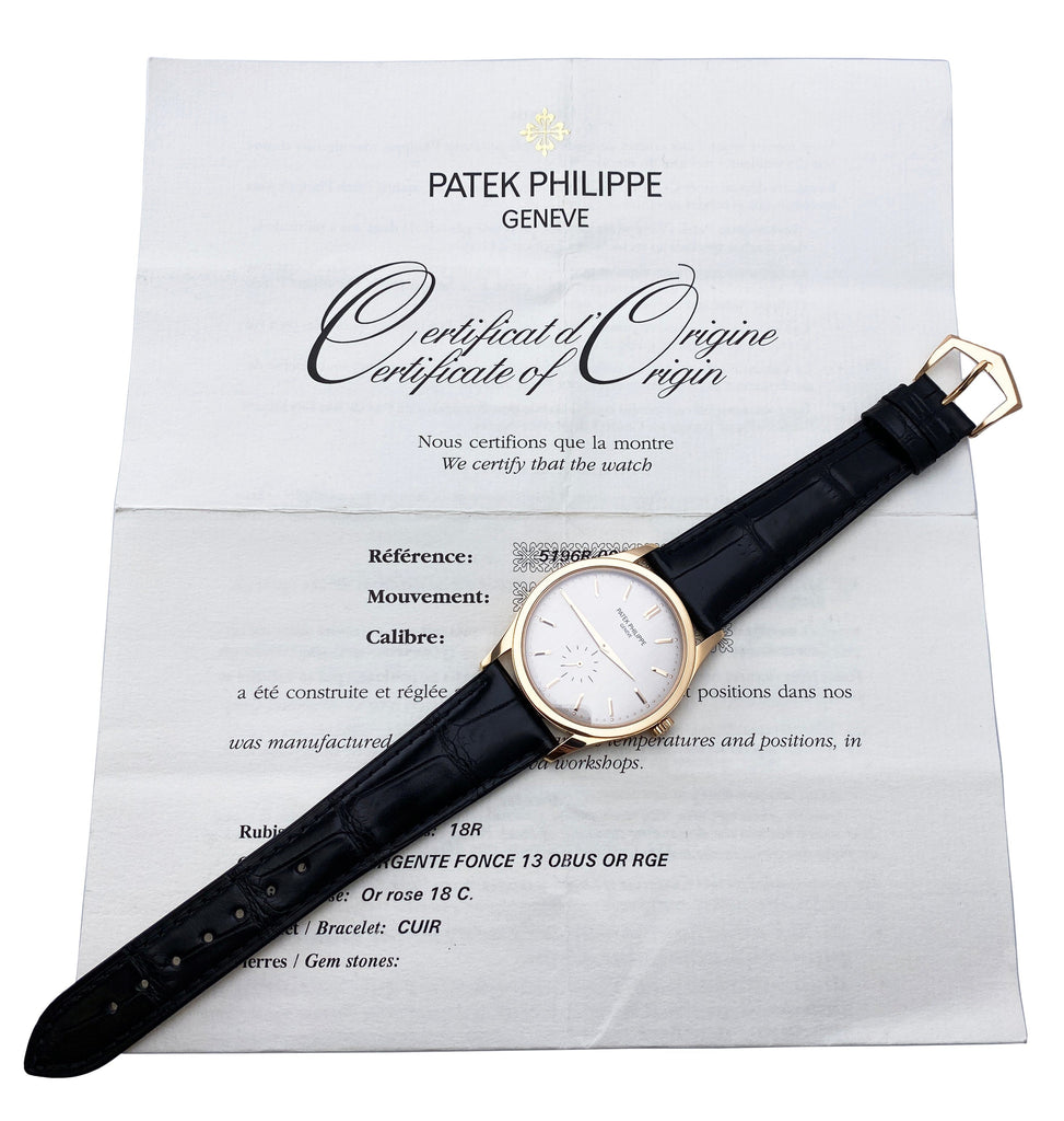 Patek Philippe Calatrava Men's 5196R-001