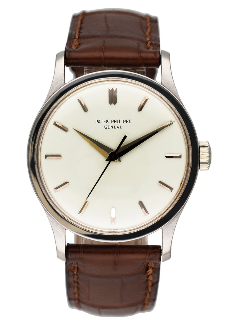 Patek Philippe Calatrava 570G 18K White Gold Mens Watch