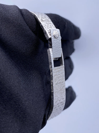 Patek Philippe Ellipse 4102 Diamond Silver Dial Ladies Watch