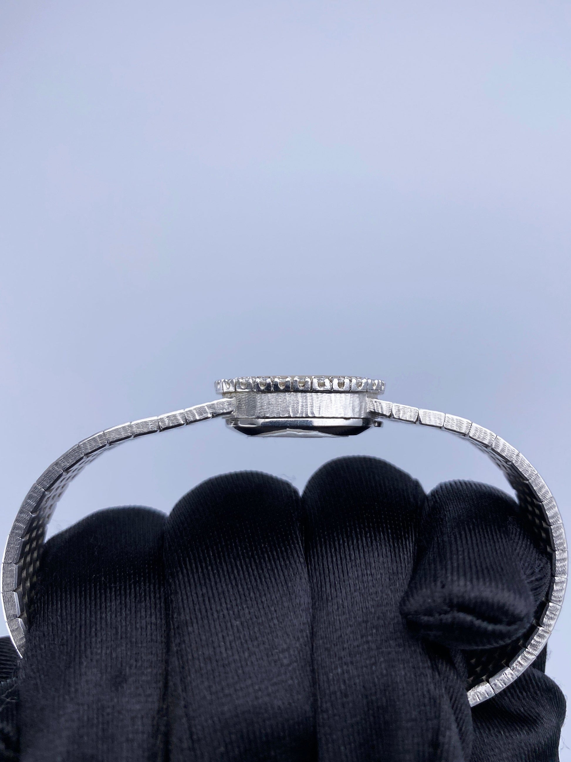 Patek Philippe Ellipse 4102 Diamond Silver Dial Ladies Watch