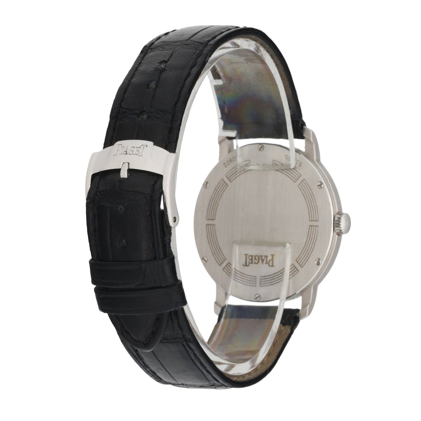 Piaget Altiplano 50920 18K White Gold Men's Watch Box & Papers