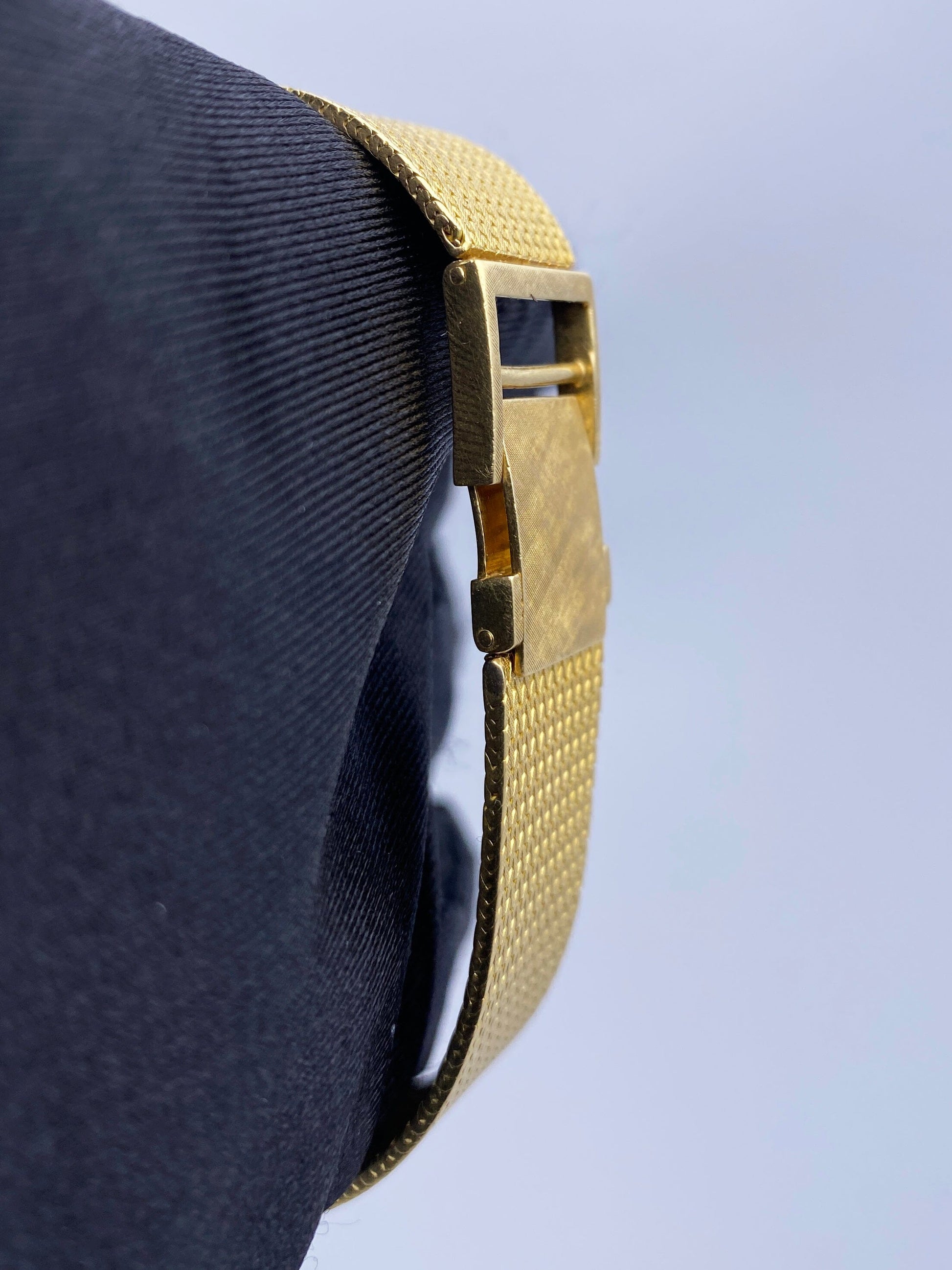 Rolex Cellini 4084 Silver Dial 18K Yellow Gold Vintage Watch