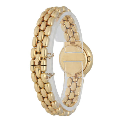 Rolex Cellini 5186 18K Yellow Gold Diamond Set Ladies Watch