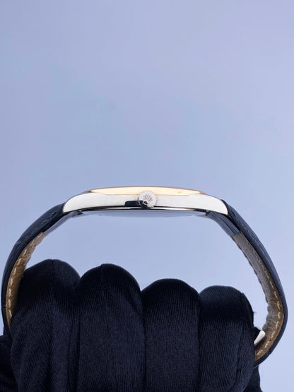 Rolex Cellini Daenos 4243 White & Rose Gold Mens Watch