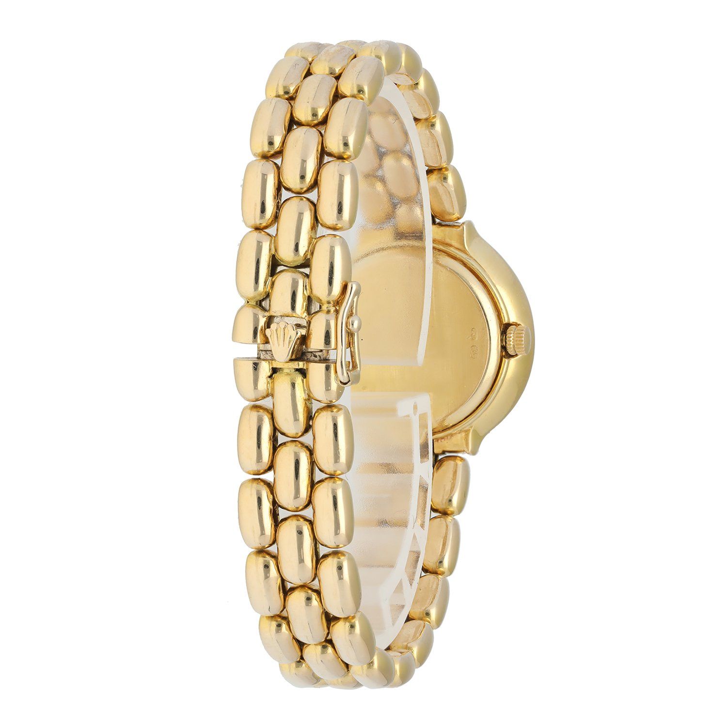 Rolex Cellini Vintage yellow gold Diamond Ladies Watch