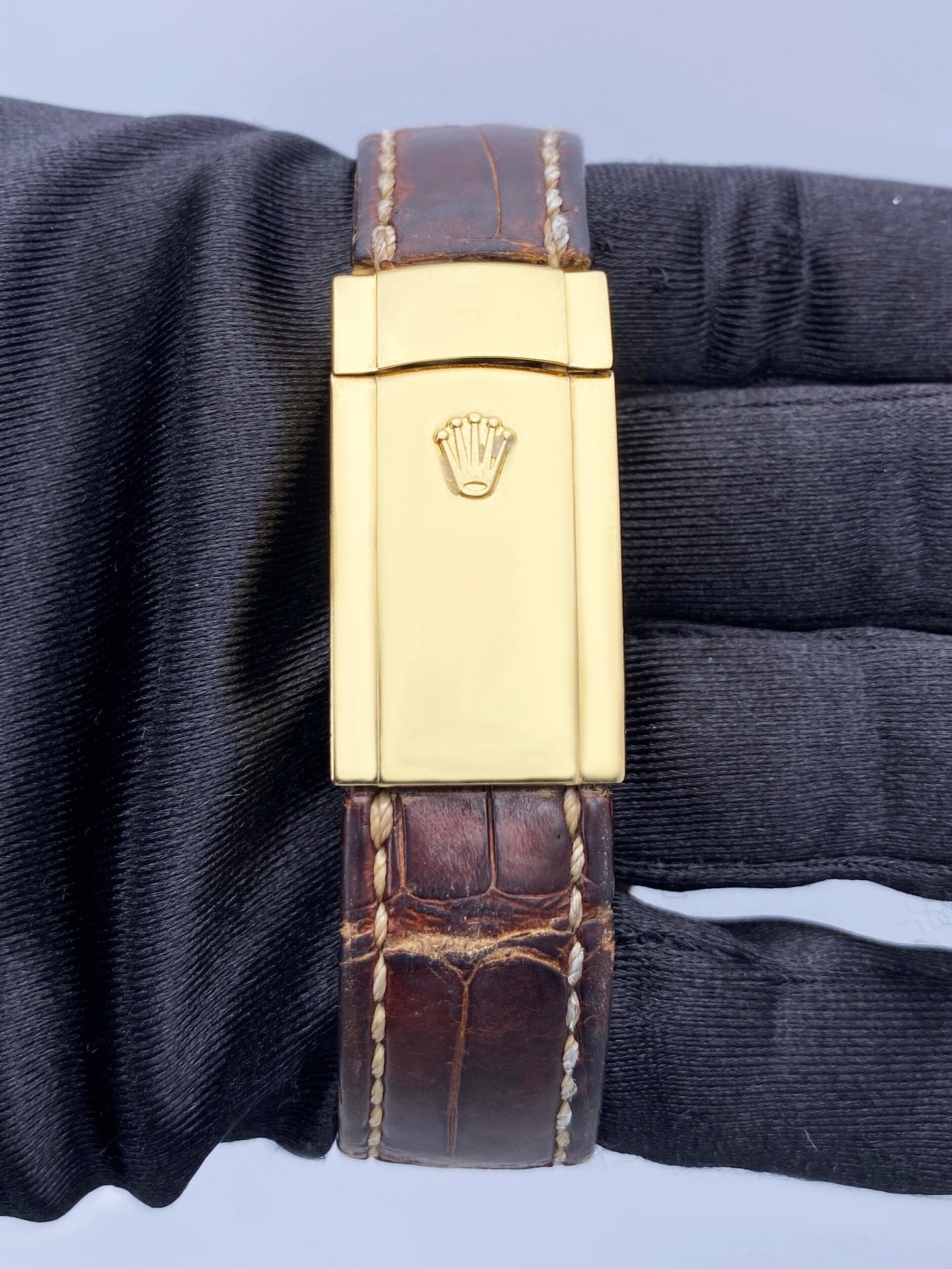 Rolex Datejust 116138 White Dial 18K Yellow Gold Mens Watch - Wristwatch