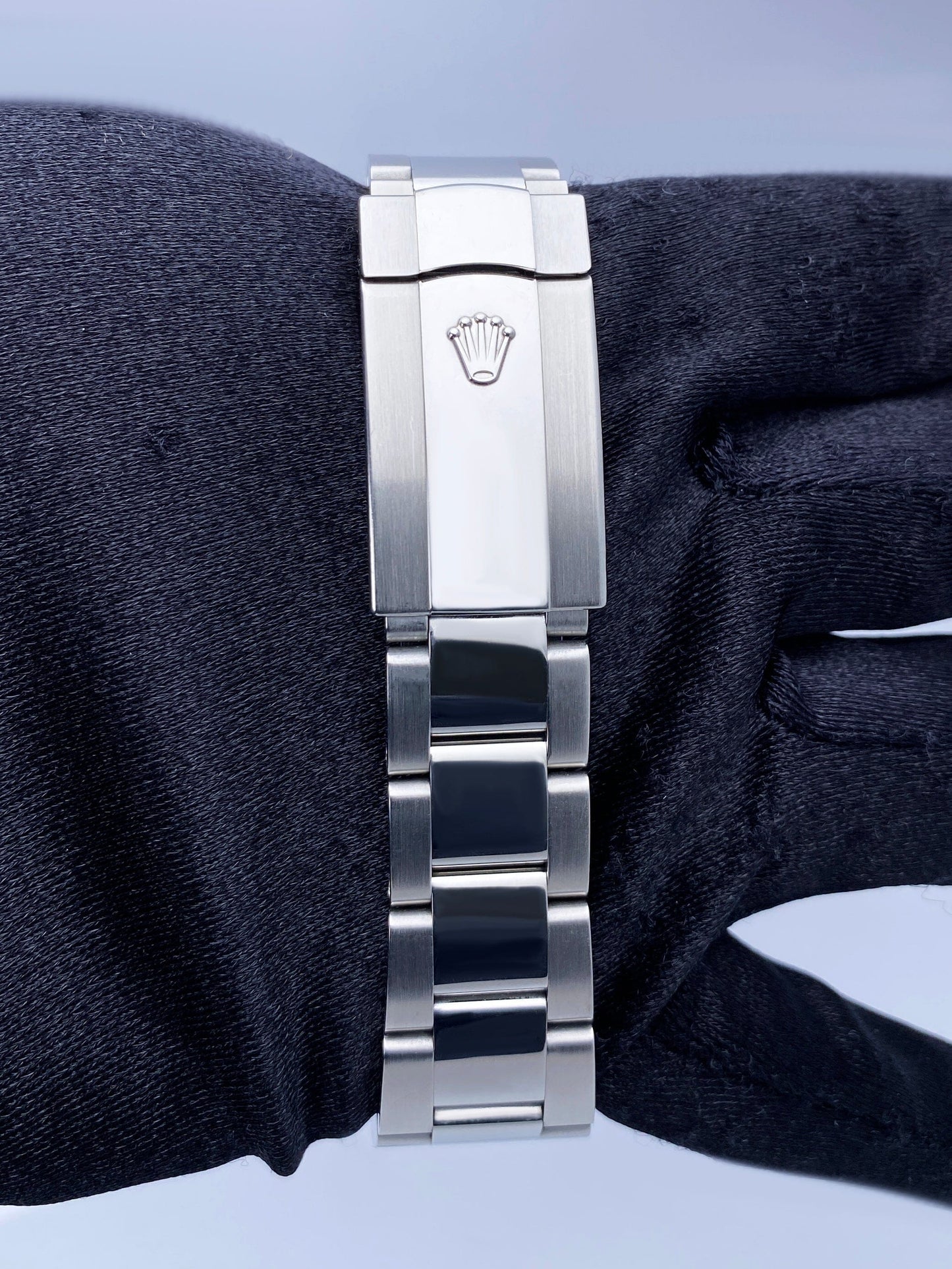Rolex Datejust 116200 Diamond Blue Anniversary Dial Mens Watch Box Papers