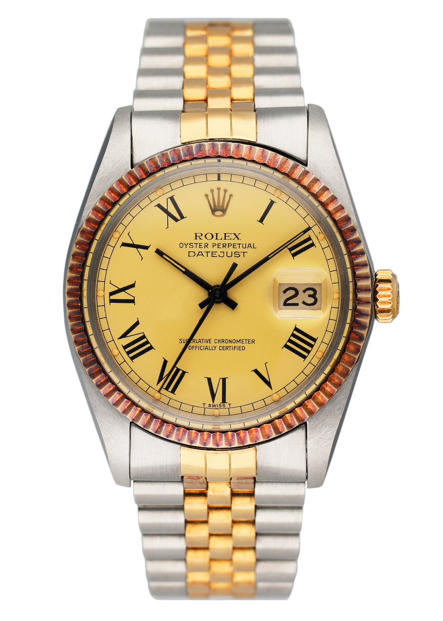 Rolex Datejust 16013 Buckley Dial Mens Watch Box Papers | – Phigora