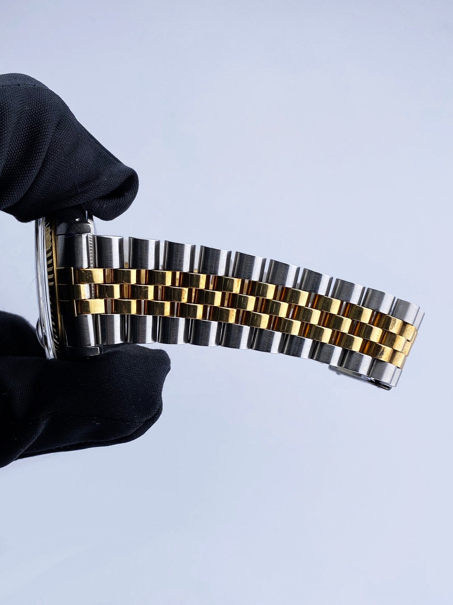 Rolex Datejust 16013 Diamond Dial Mens Watch Box Papers