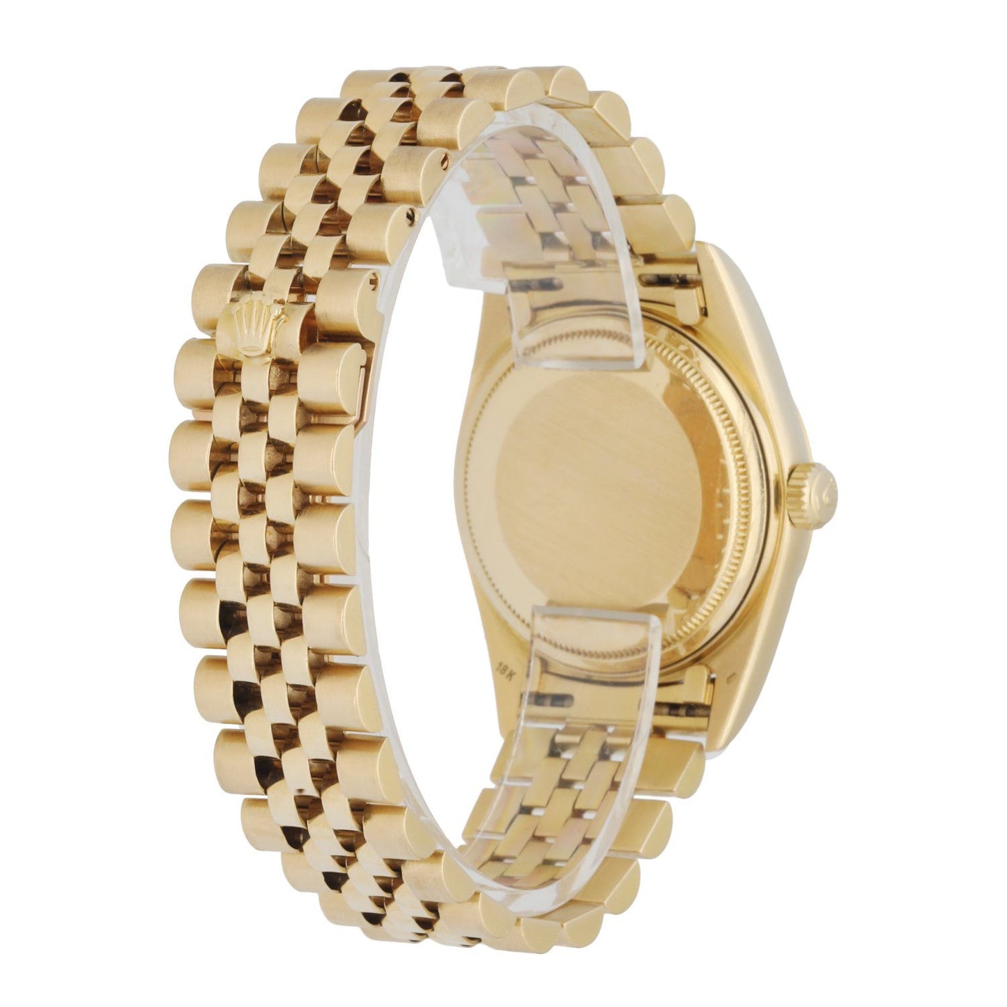 Rolex DateJust 16018 18k Yellow Gold Men's Watch Box & Papers