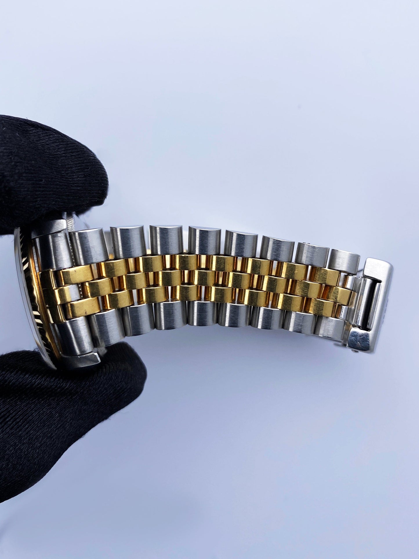 Rolex Datejust 16233 Champagne Dial Mens Watch Box Papers - Wristwatch