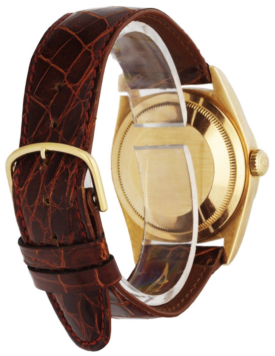 Rolex Datejust 16238 18k Yellow Gold Diamond Mens Watch - Wristwatch